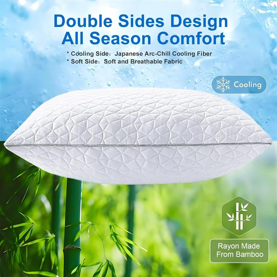 best shredded memory foam pillow