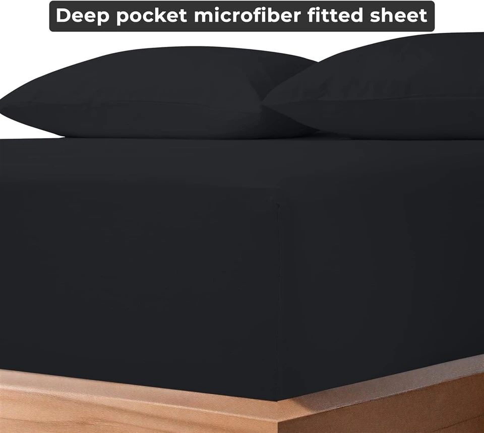 Fitted Sheet with All-around Elastic Rubbe