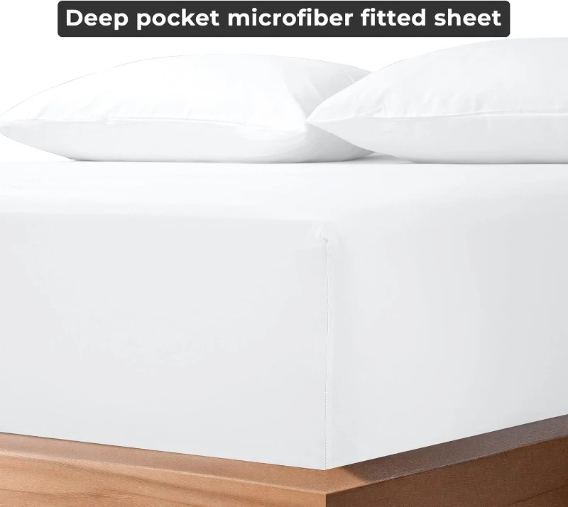 Fitted Sheet with Elastic Around Fitted Sheet with Elastic Around