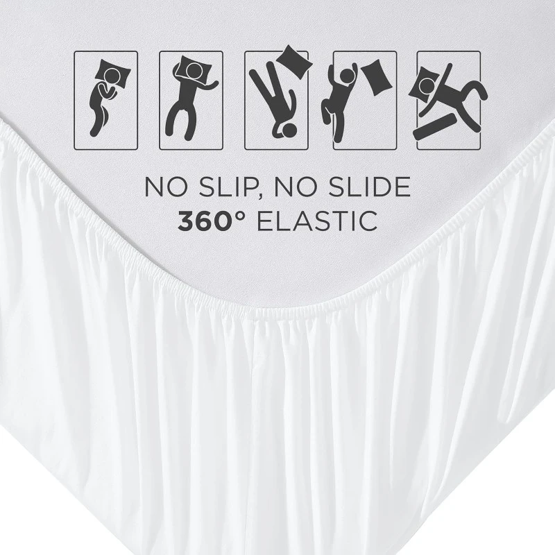 Fitted Sheet with All-around Elastic Rubbe Fitted Sheet with All-around Elastic Rubbe